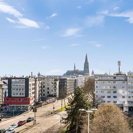 Lägenhet Exclusive Penthouse - Loft With Private Parking Overlooking Cathedral Köln