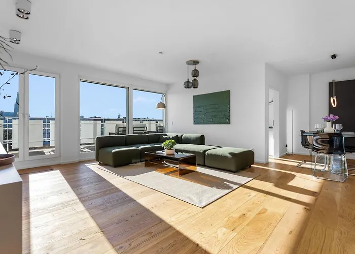 דירה Exclusive Penthouse - Loft With Private Parking Overlooking Cathedral קלן