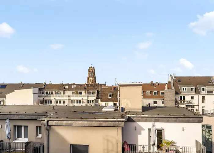 Exclusive Penthouse - Loft With Private Parking Overlooking Cathedral Köln