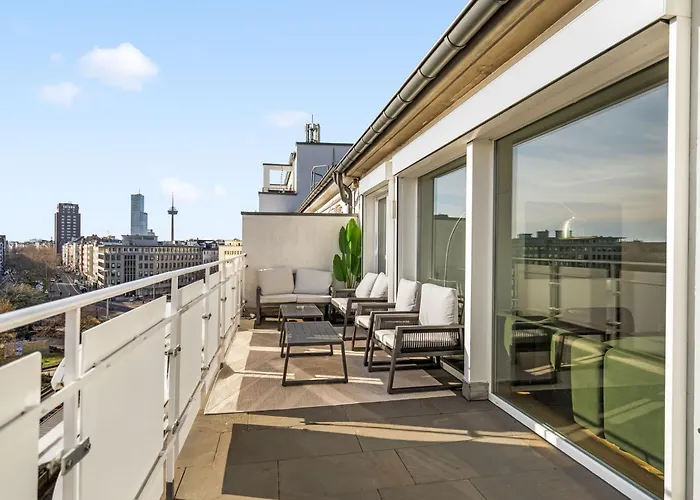 Exclusive Penthouse - Loft With Private Parking Overlooking Cathedral Lägenhet Köln