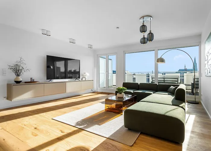 Apartmán Exclusive Penthouse - Loft With Private Parking Overlooking Cathedral